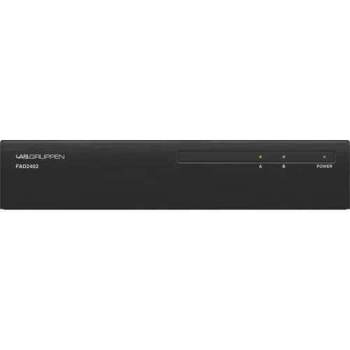 Lab.Gruppen FAD2402 Инсталляционный усилитель, 2х240 Вт., 4/8Ом,70/100 B, Dante
