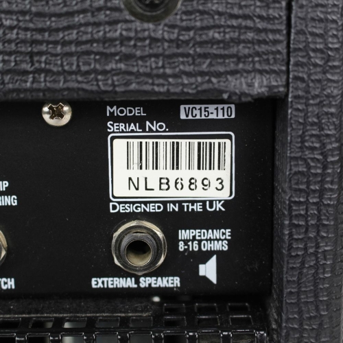 Laney VC15-110 Гитарный ламповый комбо, 15 Вт., 10 дюймов