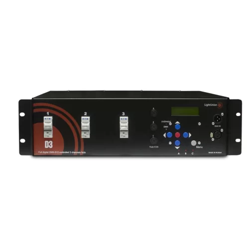 Light Union D3 Диммер рэковый, 3 канала по 10кВт