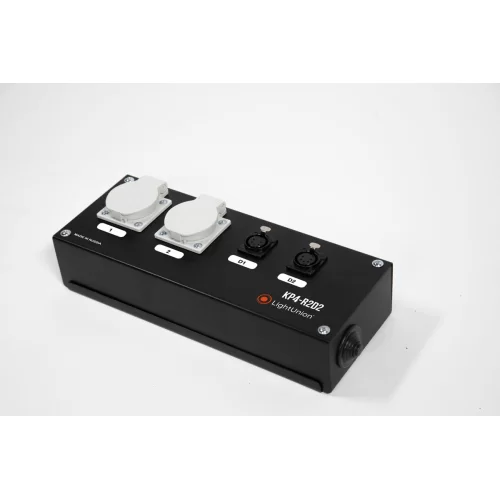 Light Union КР4-R2D2 Коробка розеточная на 2 розетки и 2 DMX