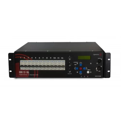 Light Union DDR 12-16LE Диммер рэковый, 12 каналов по 3 кВт