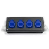 Light Union КР4-R4 Коробка розеточная на 4 розетки