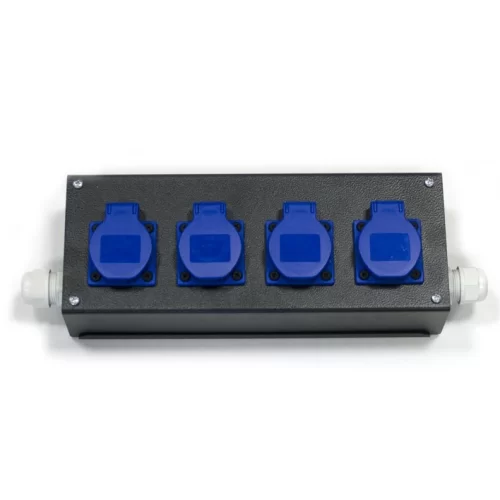 Light Union КР4-R4 Коробка розеточная на 4 розетки