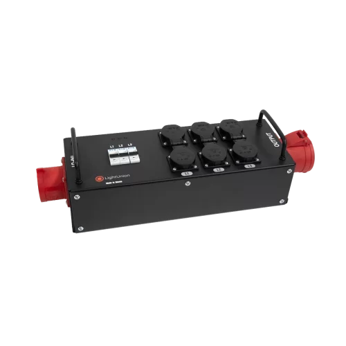 Light Union КР6-R6A3 Коробка розеточная на 6 розеток