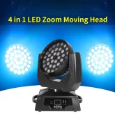 Light Union LU LWZ 36 Wash + Zoom 36x10w Вращающаяся голова RGB+W, 36*10 Вт, 450 Вт