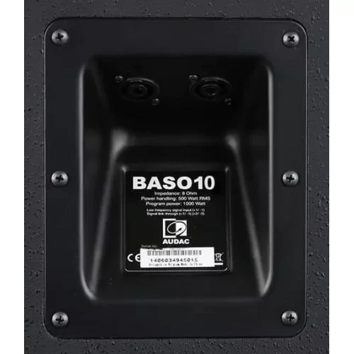 Audac BASO10/W Пассивный сабвуфер, 225 Вт., 10"