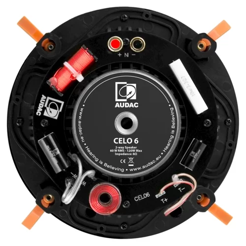 Audac CELO6I/W Встраиваемая АС, 60 Вт.- 8 Ом, 6"