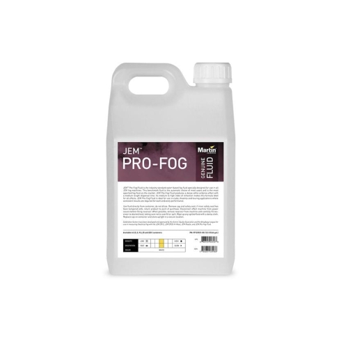 MARTIN JEM Pro-Fog, 2,5 L Жидкость  для генераторов дыма, 2,5 литра