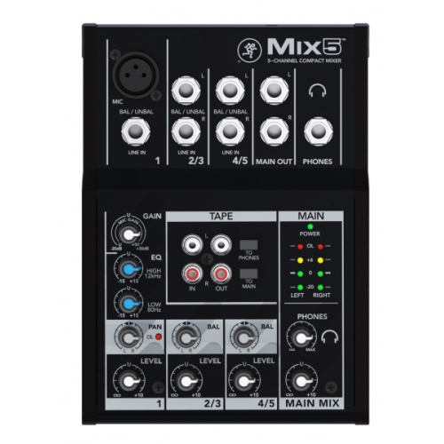 Mackie Mix5 5-канальный аналоговый микшер