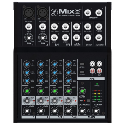 Mackie Mix8 8-канальный аналоговый микшер