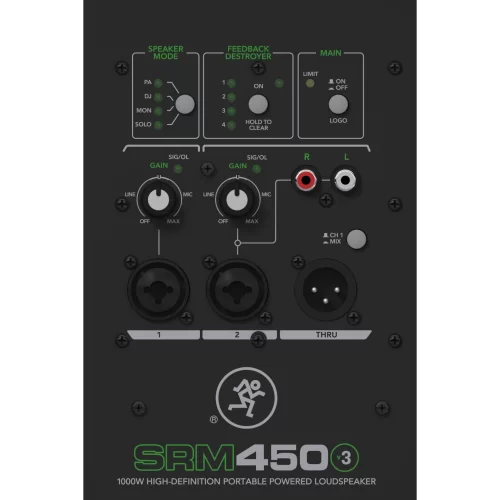 Mackie SRM450v3 Активная акустическая система, 400 Вт.,12"
