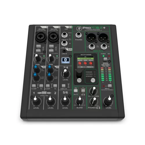 Mackie ProFX6v3+ 6-канальный аналоговый микшер, FX, Bluetooth