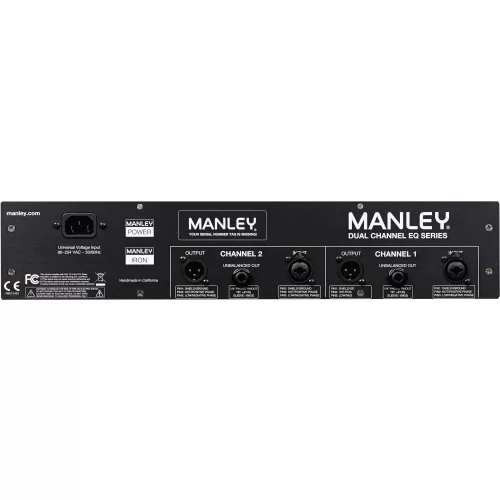Manley Labs Dual Mid Band EQ 2-канальный ламповый параметрический эквалайзер
