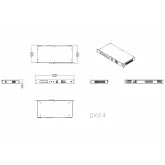 Martin Audio DX0.4 Акустический процессор, 2х4, Dante