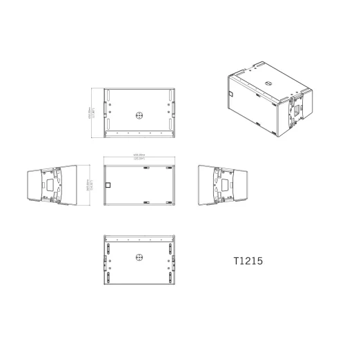 Martin Audio TORUS T1215 Пассивный элемент ЛМ, 800 Вт., 12"