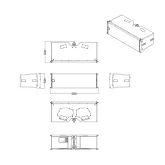 Martin Audio WPL Пассивный элемент ЛМ, 3000 Вт., 2х12"+2х6,5"