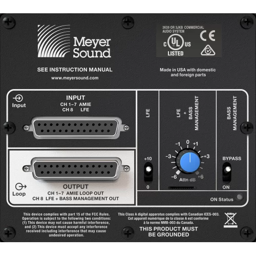 Meyer Sound Amie-Sub Студийный сабвуфер, 1100 Вт., 15"