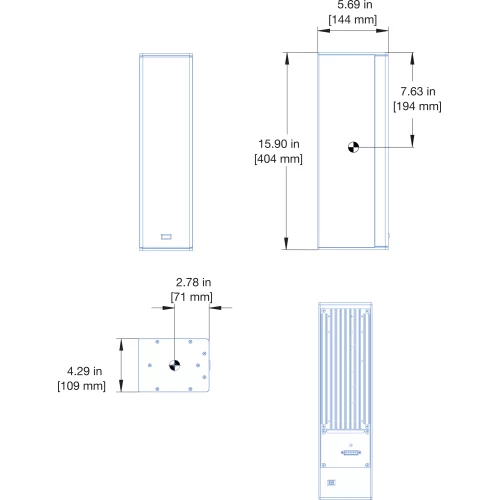 Meyer Sound UP-4slim Активная АС, 500 Вт., 2x4"