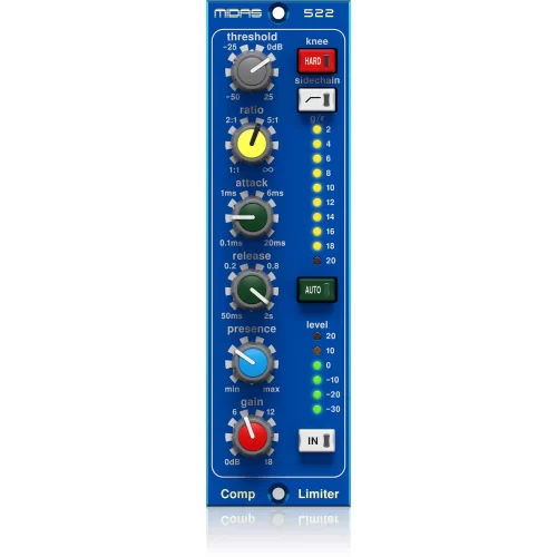 Midas Compressor Limiter 522 V2 Компрессор/лимитер с динамическим контролем