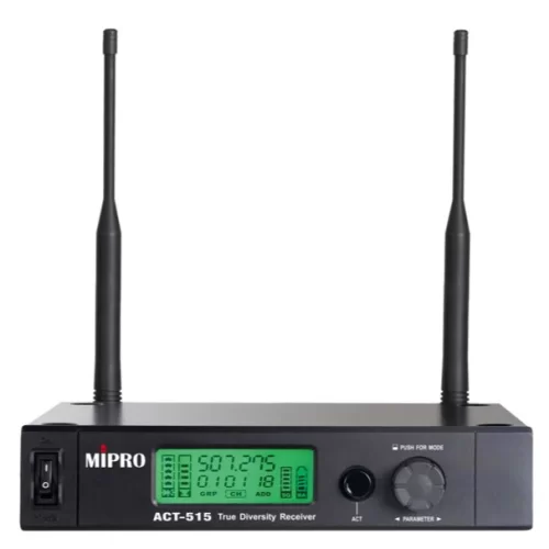 Mipro ACT-515 Одноканальный полурэковый 1/2U узкополосный UHF приёмник