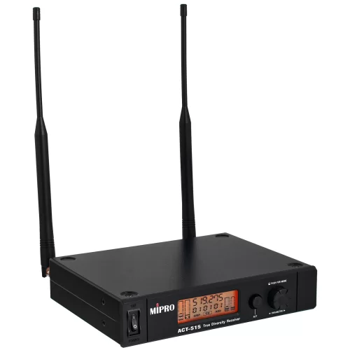 Mipro ACT-515 Одноканальный полурэковый 1/2U узкополосный UHF приёмник