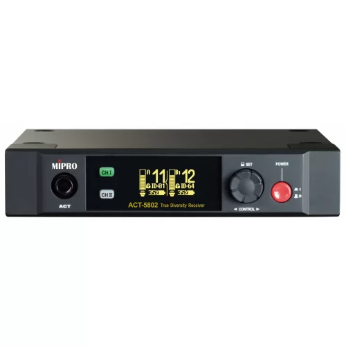 Mipro ACT-5802 Двухканальный 1/2U цифровой приемник