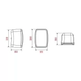 Moose WX5 Трансляционная АС, 16/8/4/2 Вт., 70/100 В, 5,25", IP54, пара