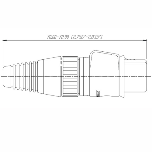Neutrik NC3FX-HD Кабельный разъем XLR female влагозащищенный корпус