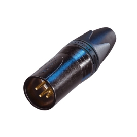 Neutrik NC4MXX-B Разъем XLR кабельный, 4 контакта, штекер