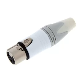 Neutrik NC3FXX-WT Кабельный разъем XLR female белый крашеный корпус
