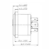 Neutrik NLT8MP-BAG  Панельный разъем Speakon