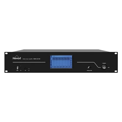 Nevod NDM-4612М Трансляционный микшер-усилитель, 6х120 Вт., MP3, FM, Bluetooth