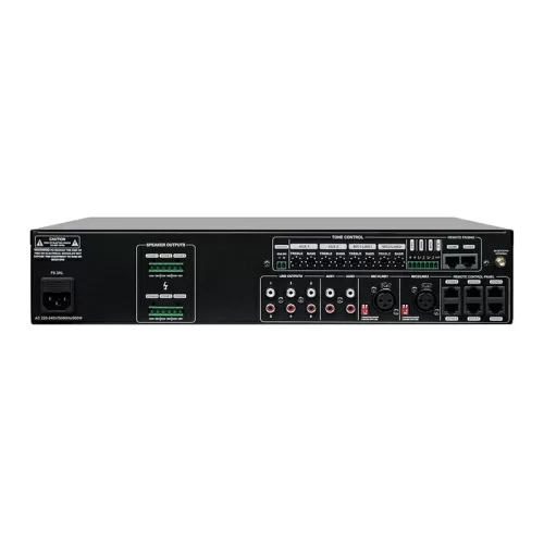 Nevod NDM-4612М Трансляционный микшер-усилитель, 6х120 Вт., MP3, FM, Bluetooth