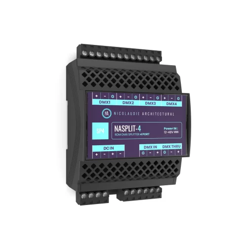 Nicolaudie Architectural NASPLIT-4 DMX-сплиттер, 1х4, RDM