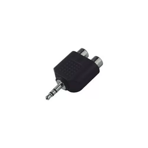Nordfolk NCA5334 Переходник 2 х RCA female <=> 3,5 мм stereo Jack (TRS)