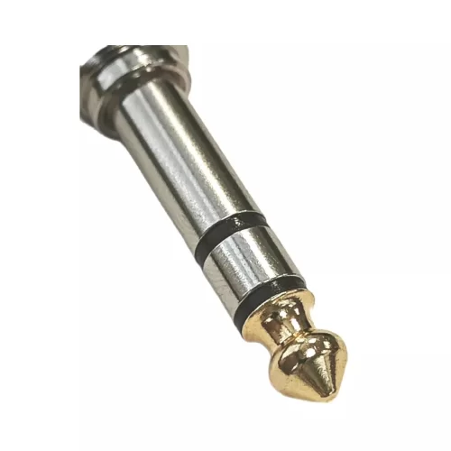 Nordfolk NCJ5264 Кабельный разъем 6.35 мм stereo Jack (TRS), хром