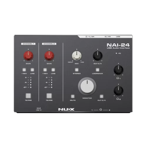 Nux NAI-24 Аудиоинтерфейс USB, 2x4
