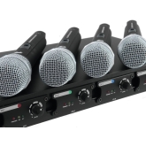 Omnitronic UHF-204 Wireless Mic System Радиосистема с 4 ручными микрофонами