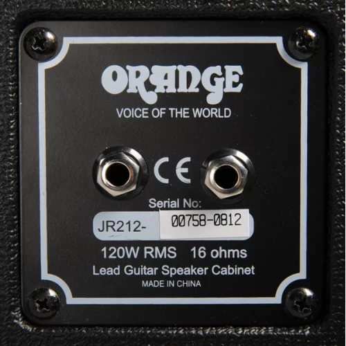 Orange JR212BK Гитарный кабинет, Jim Root Sig, 2х12"