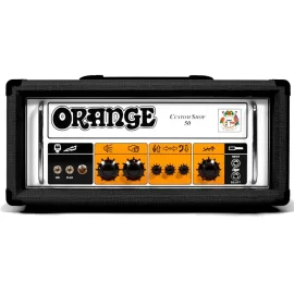 Orange Custom Shop 50 BLK (V2) Ламповый гитарный усилитель, 50 Вт.