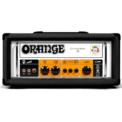 Orange Custom Shop 50 BLK (V2) Ламповый гитарный усилитель, 50 Вт.