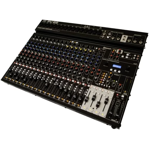 Peavey PV 22 20-канальный микшерный пульт, MP3, Bluetooth
