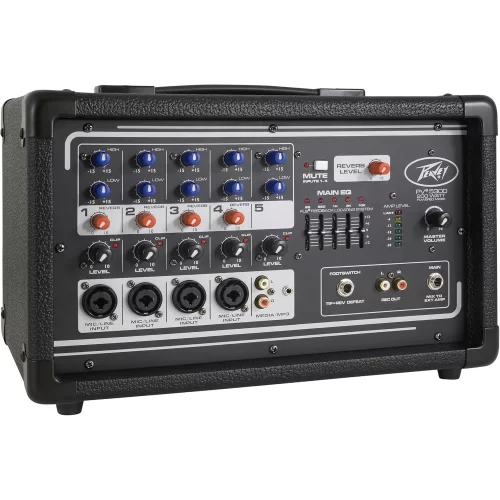 Peavey PV 5300 5-канальный активный микшерный пульт, 2х100 Вт.