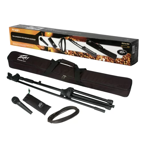 Peavey PV MSP1 1/4 Набор с микрофоном PVI 100, стойкой и кабелем XLR-1/4"