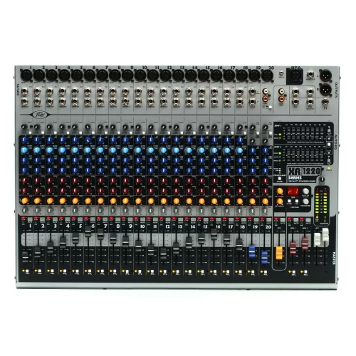 Peavey XR 1220 20-канальный активный микшерный пульт, 2х600 Вт.