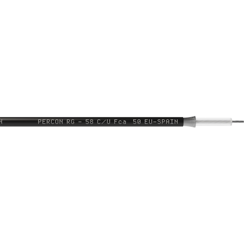 Percon RG 58 C/U FCA Коаксиальный антенный кабель, 0,6 кв.мм (AWG 20), 1х0,6