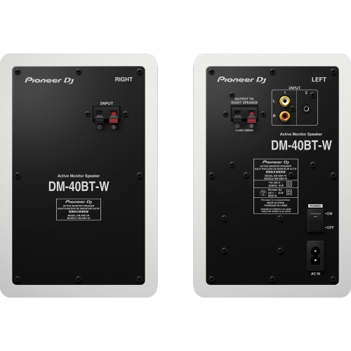Pioneer DM-40BT-W Студийные мониторы, 4", Bluetooth (пара)