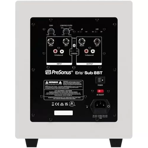 PreSonus Eris Sub8 BT White Студийный сабвуфер, 8", 100Вт.