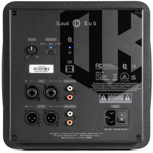 IK Multimedia iLoud Sub Студийный сабвуфер, 160 Вт., 6,5", Bluetooth