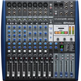 PreSonus StudioLive AR12C 12-канальный микшер, FX, MP3, Bluetooth, REC